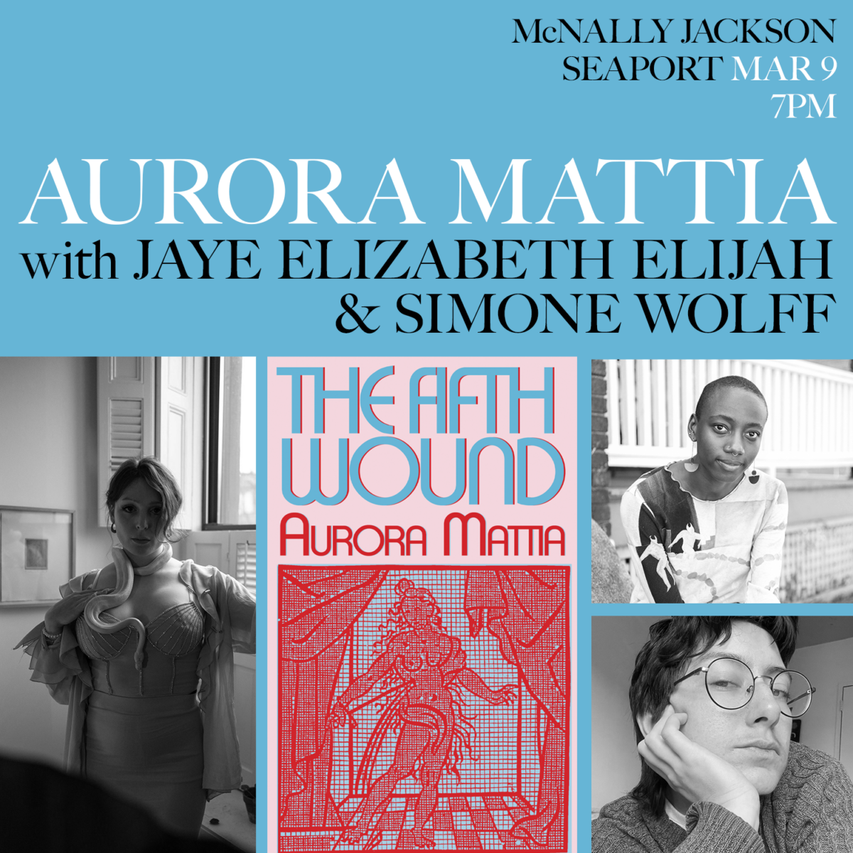 Book Launch for Aurora Mattia's The Fifth Wound at McNally Jackson ...